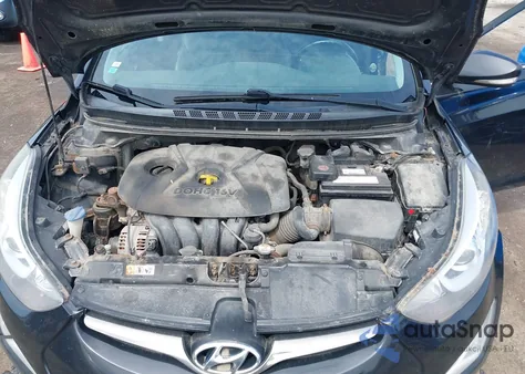 2014 Hyundai Elantra Limited z USA, uszkodzony, nr VIN 5NPDH4AE1EH475811